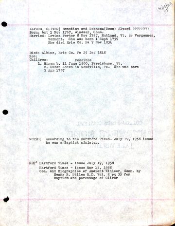 General History: Left Vermont 1